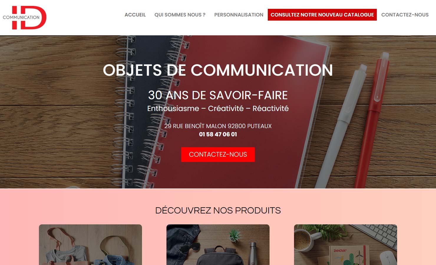 ID communication - Vente d'objets publicitaires
