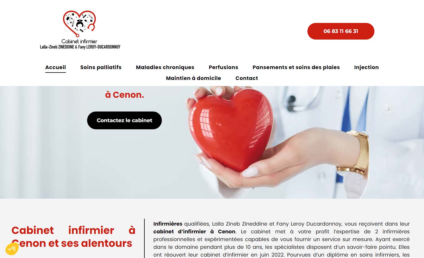 Cabinet infirmière Zineddine / Leroy Ducardonnoy - Infirmières à Cenon