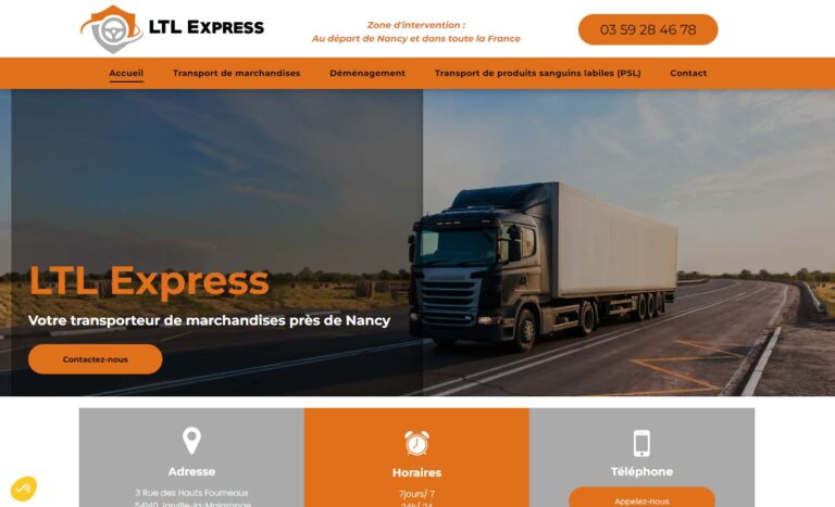 LTL Express - Service de transport de marchandises en France