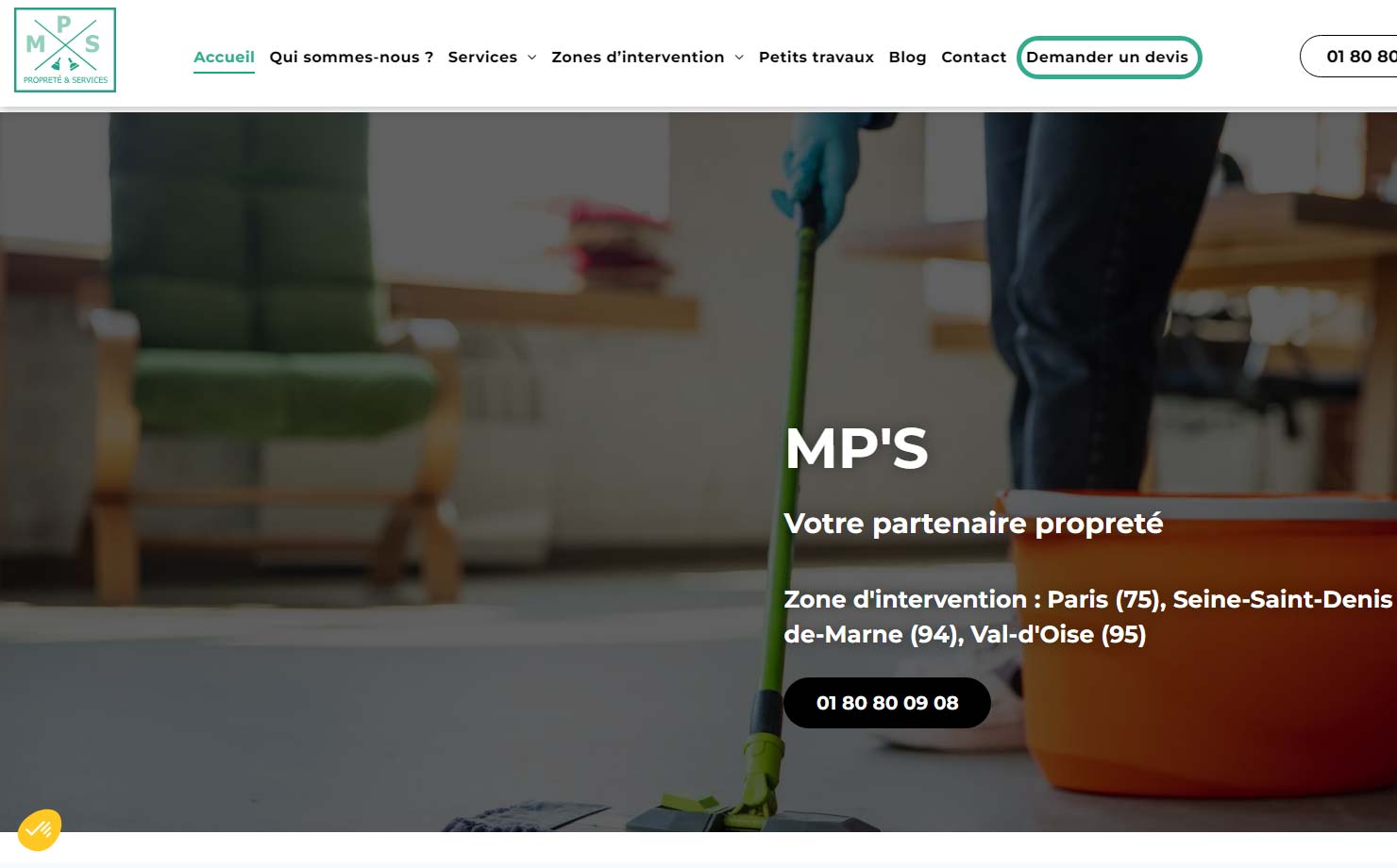 MP'S - Entreprise de nettoyage en Île-de-France