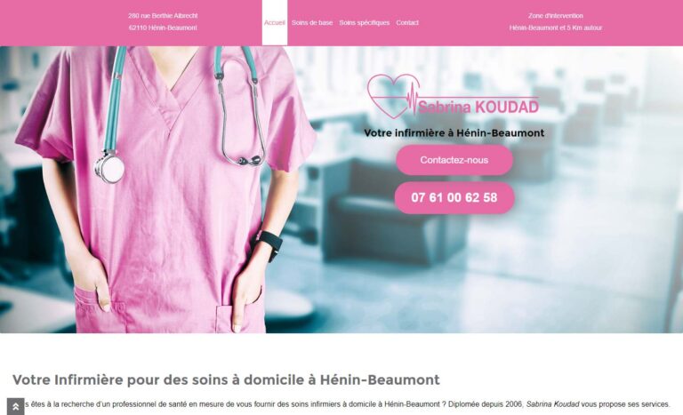 Sabrina Koudad - Infirmière à domicile à Hénin-Beaumont
