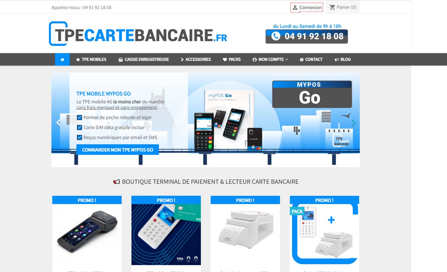 Solutions de Paiement myPOS - TPECARTEBANCAIRE Marseille