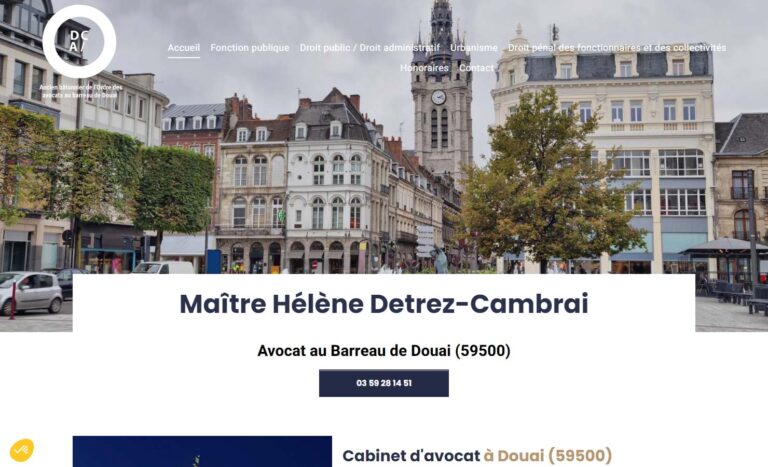Maître Detrez-Cambrai - Avocat en droit des fonctionnaire