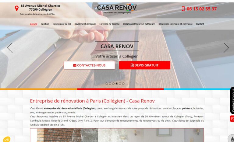 Casa Rénov - Entreprise de rénovation à Paris