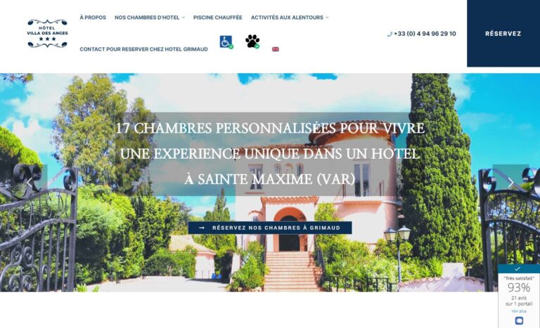 Hotel villa des anges