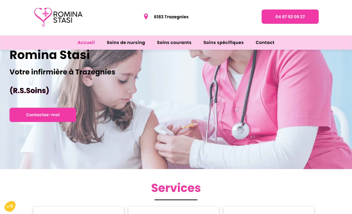 Romina Stasi - Infirmière à Charleroi