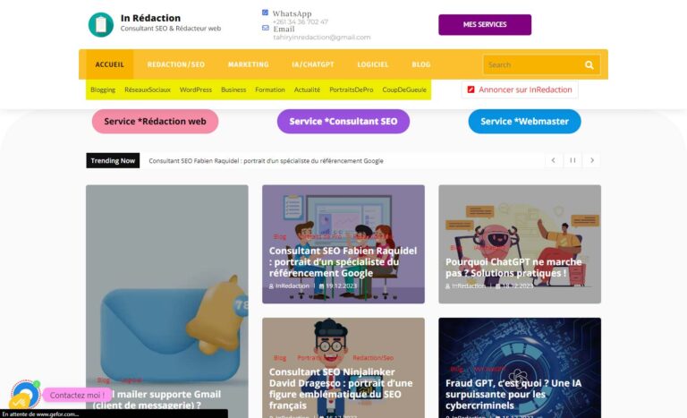 InRedaction – Consultant SEO à Madagascar et rédacteur web