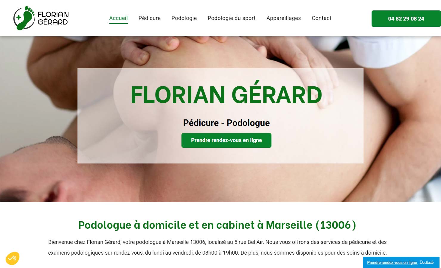 FLORIAN GÉRARD - Podologue à Marseille
