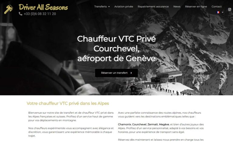Driver All Seasons VTC Courchevel