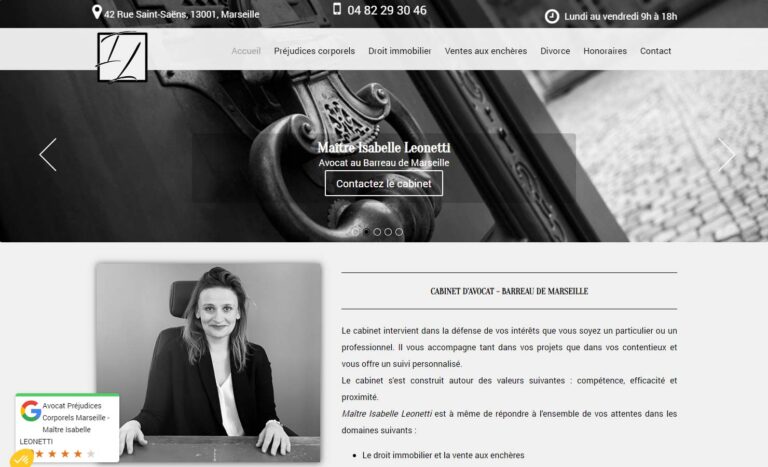 Maitre Isabelle Leonetti - Avocat au barreau de Marseille