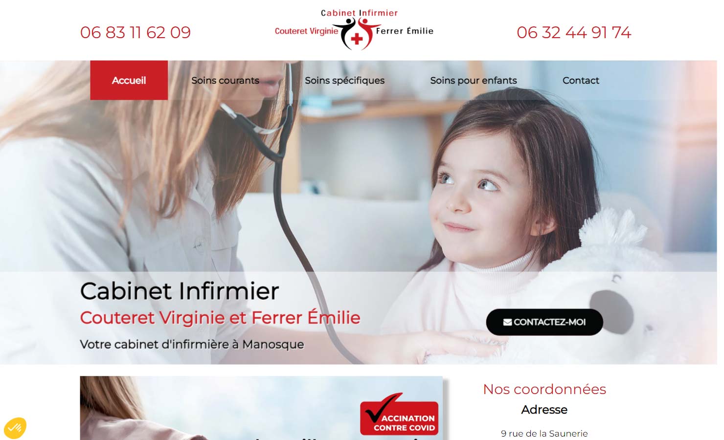 Cabinet Infirmier de Virginie COUTERET et Emilie FERRER à Manosque