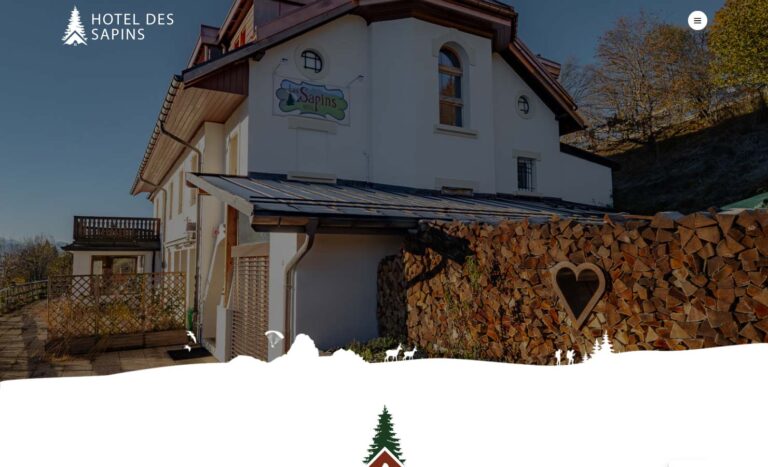Vacances et repos à l’Hôtel des Sapins (Suisse)