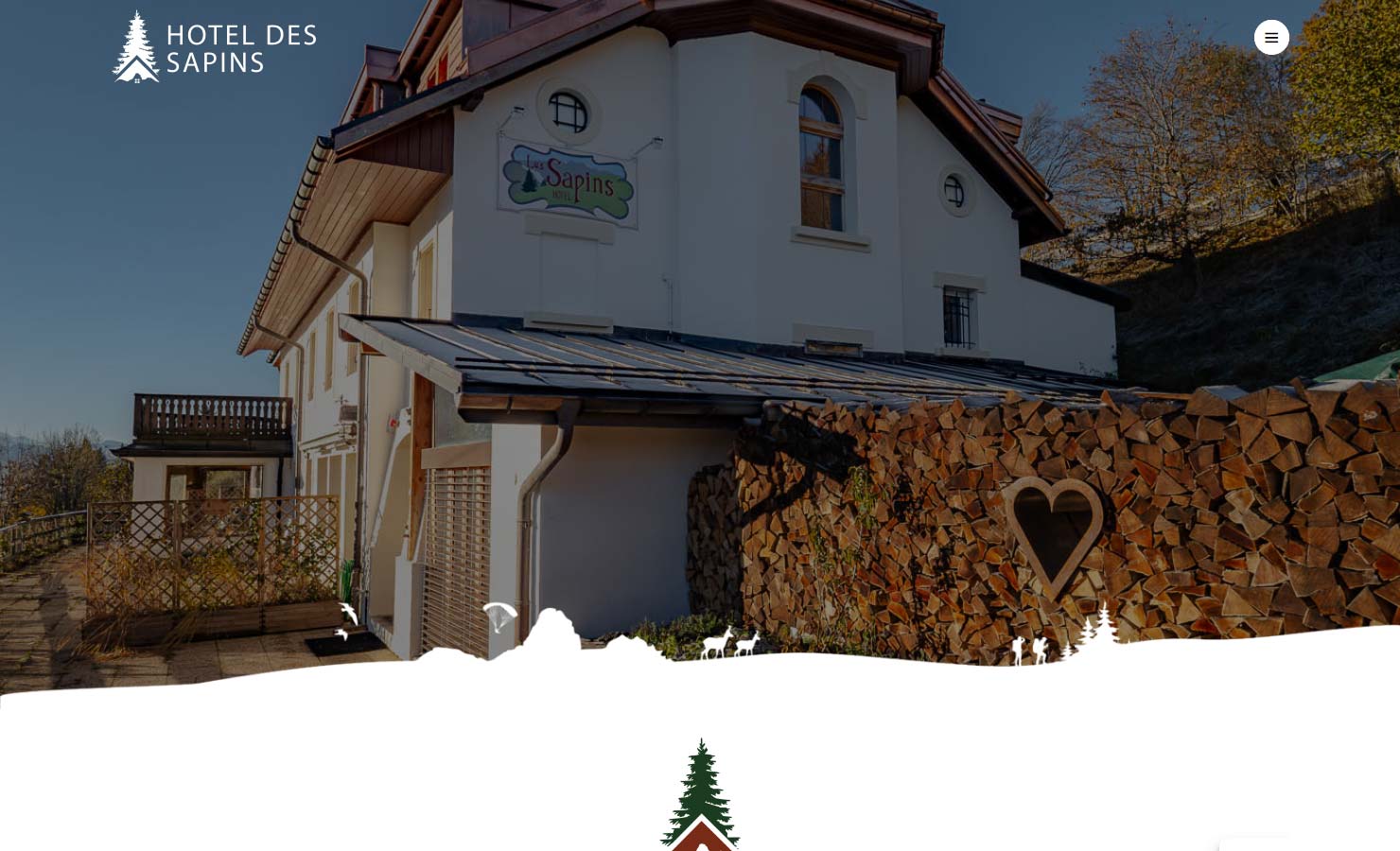 Vacances et repos à l’Hôtel des Sapins (Suisse)