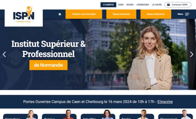 ISPN - Centre de formation du BTS au Bachelor à Caen
