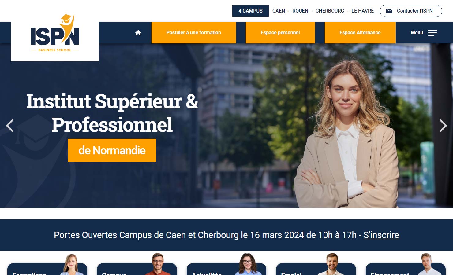 ISPN - Centre de formation du BTS au Bachelor à Caen