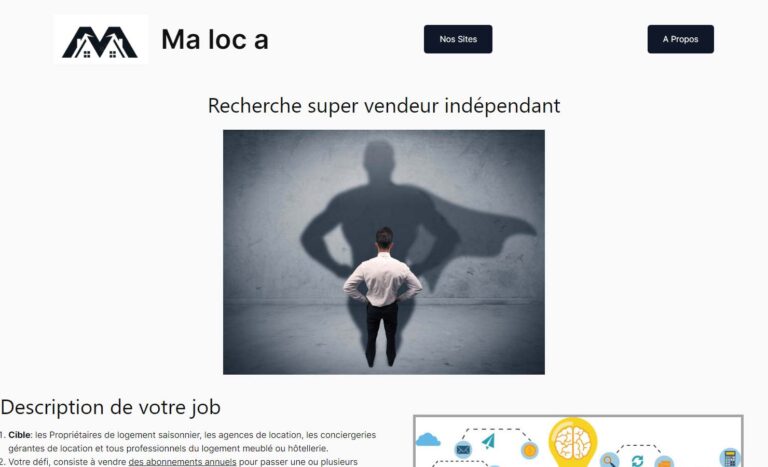 Ma loc à - Site de recrutement