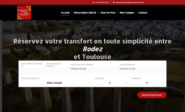 Navette 12-31 VTC Toulouse