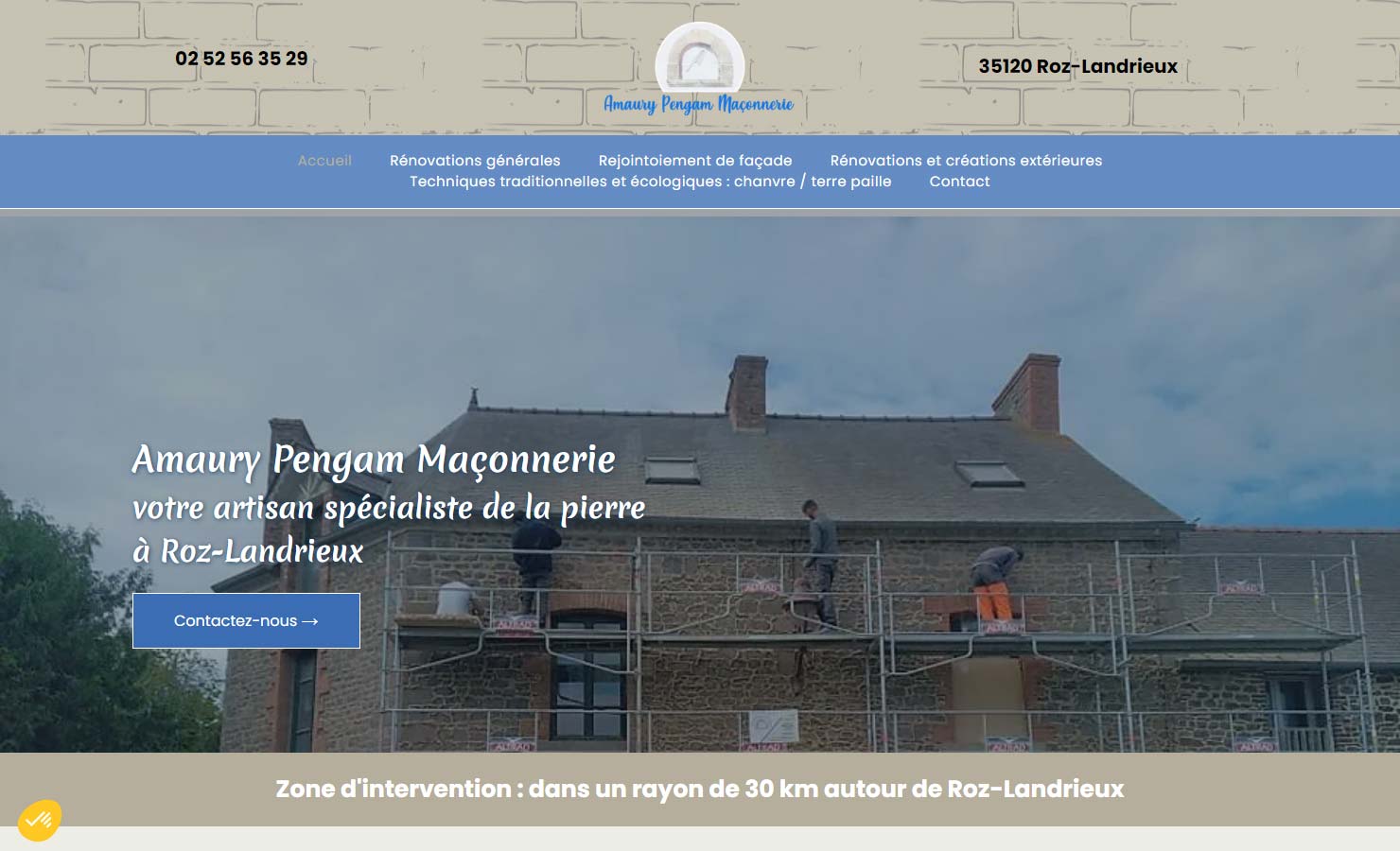 Amaury Pengam Maçonnerie - Entreprise de maçonnerie à Saint-Malo