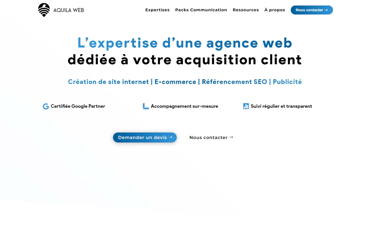 Aquila Web - L'agence web des entreprises et professionnels