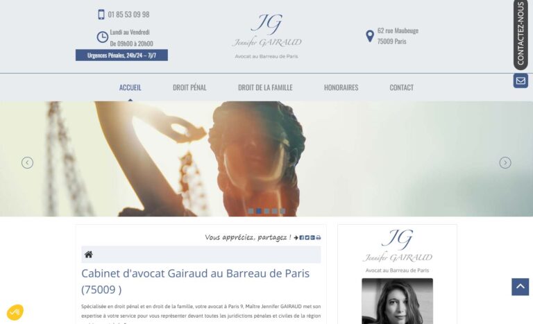 Maitre Gairaud - Avocat paris 9