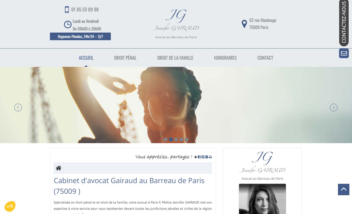 Maitre Gairaud - Avocat paris 9