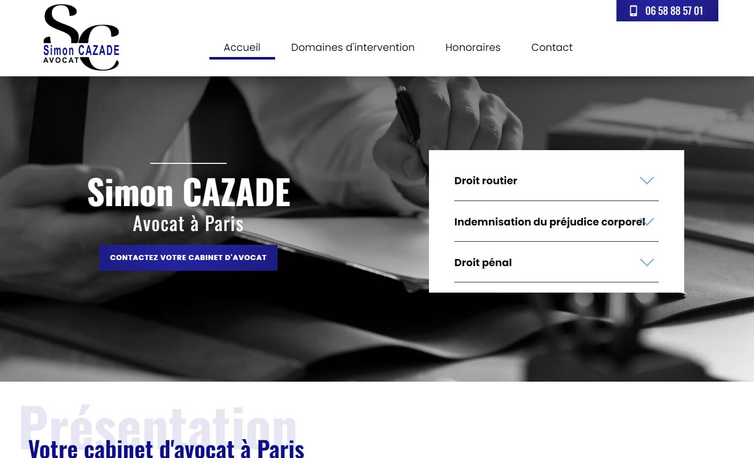 Me Cazade - Avocat en droit routier et droit pénal sur Paris 8, Neuilly-sur-Seine, Levallois-Perret