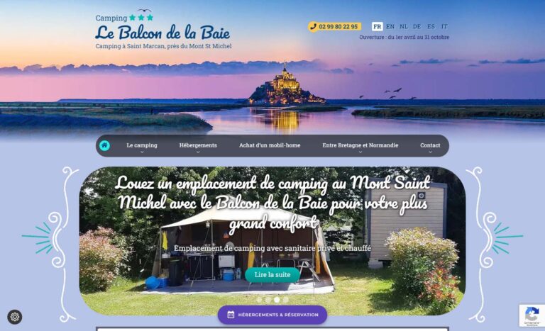 Camping le Balcon de la Baie