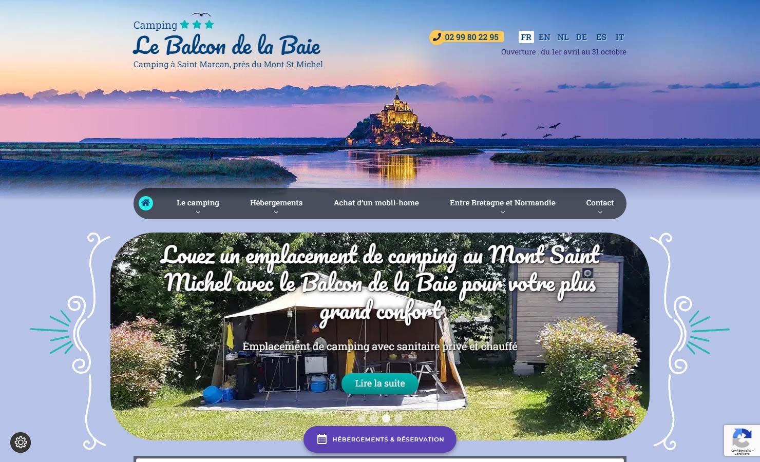 Camping le Balcon de la Baie