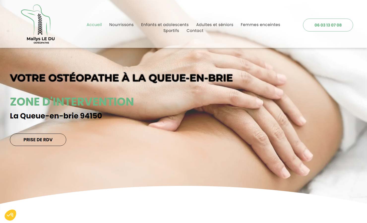 Maïlys Le Du - Ostéopathe pour nourrissons à la Queue-en-Brie