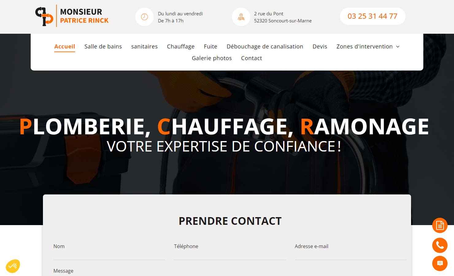 Patrice Rinck - Plombier Chaumont