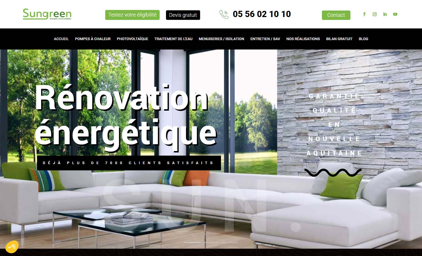 Sun Green - Rénovation énergétique à Mérignac