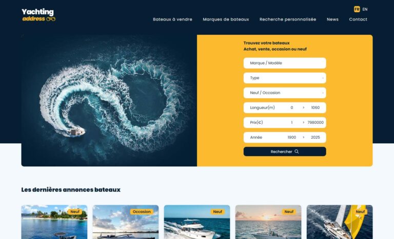 Yachting Address - Site d'annonces de bateaux à vendre