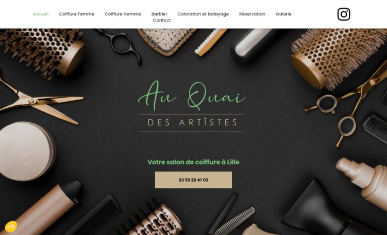 Au Quai des Artistes - Salon de coiffure pour femme à Lille
