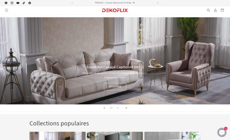 DEKOFLIX.COM - L'Élégance du Design Intérieur