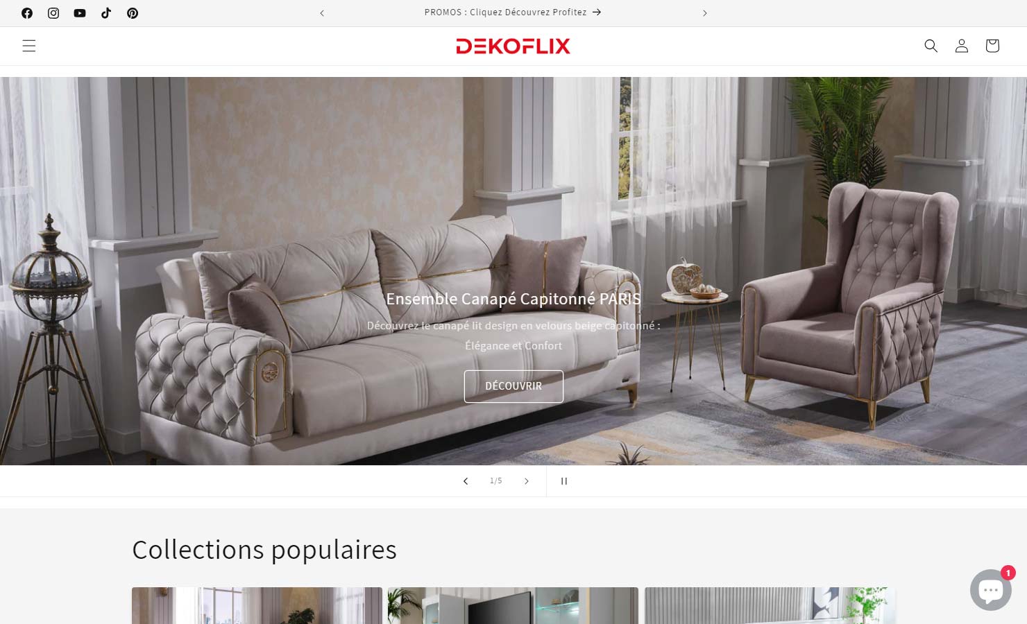 DEKOFLIX.COM - L'Élégance du Design Intérieur