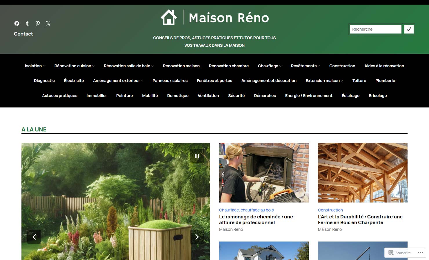 Maison Réno - Mes travaux comme un pro !