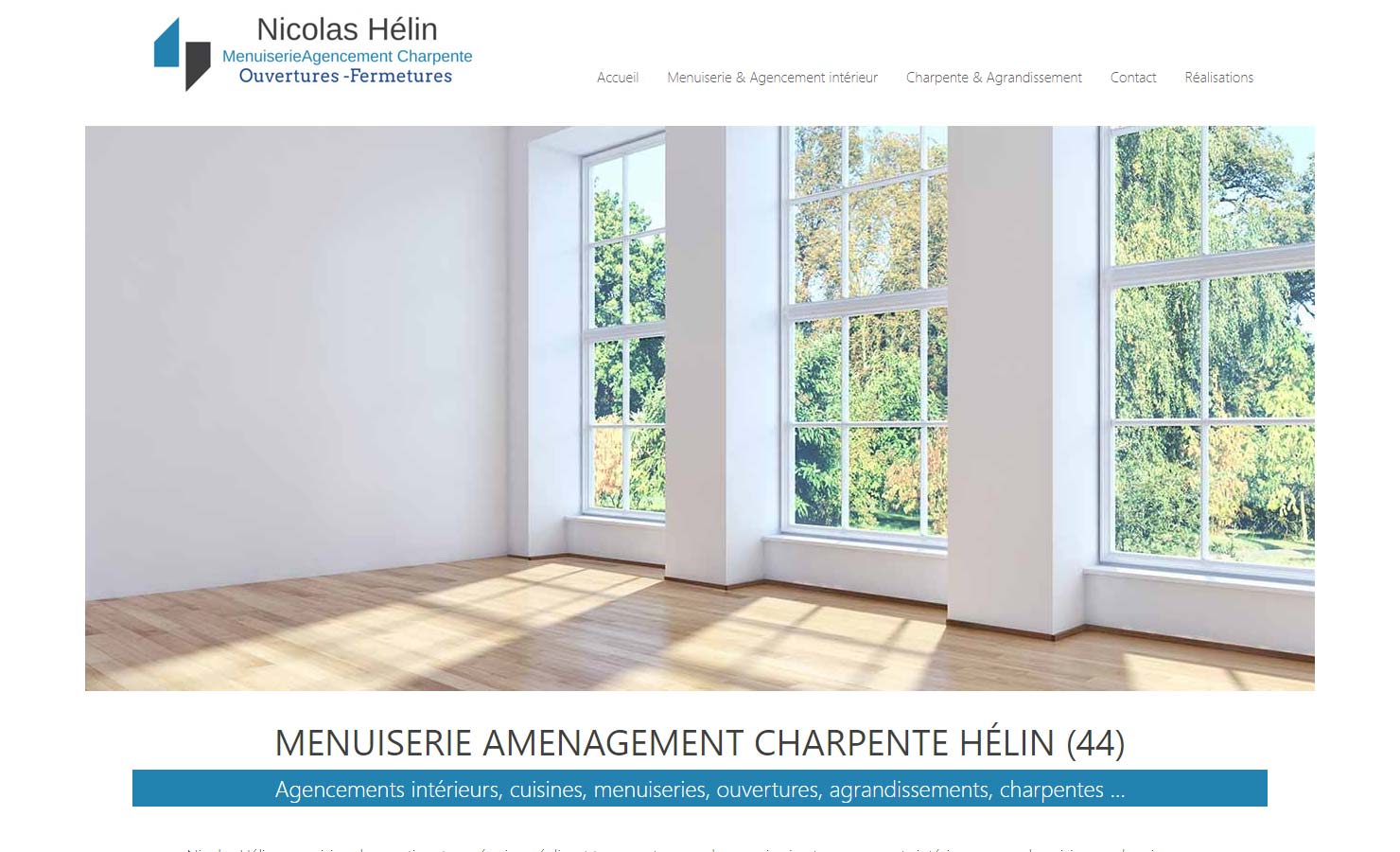 Menuiserie Charpentier Helin Nicolas, La Chapelle des Marais