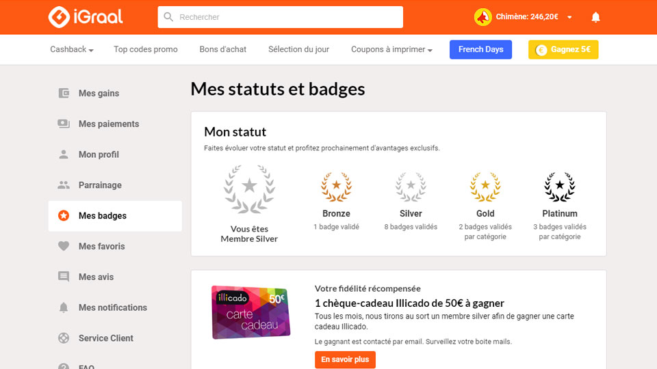 Programme de fidélité iGraal