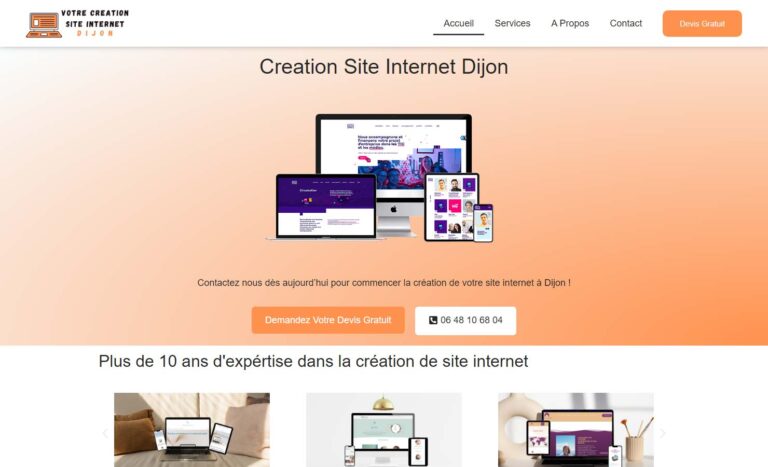 Votre Creation Site Internet Dijon - Agence digitale en Bourgogne Franche Comté