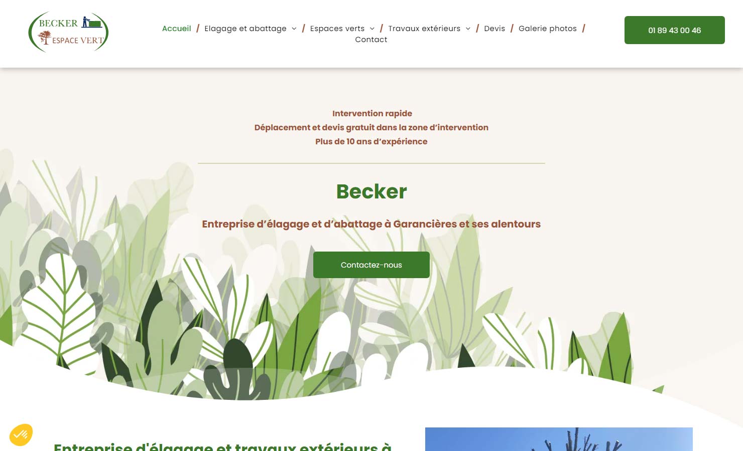 Becker - Entreprise d'élagage à Garancières