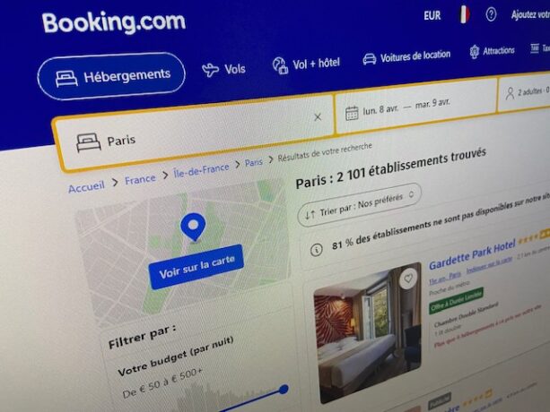Booking SEO fiche établissement