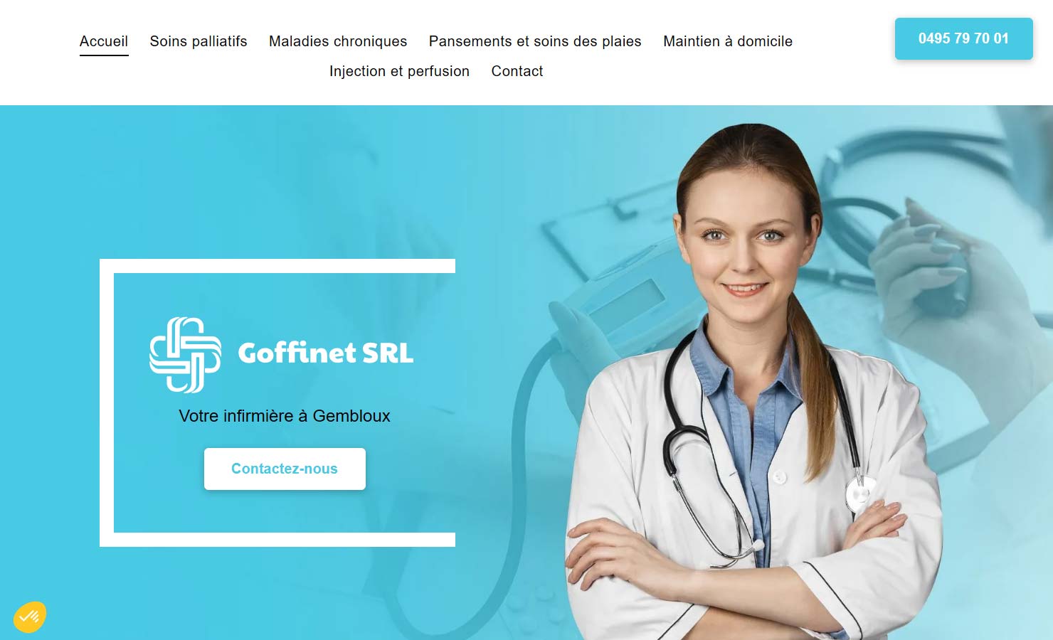 Infirmière à Gembloux : Goffinet SRL
