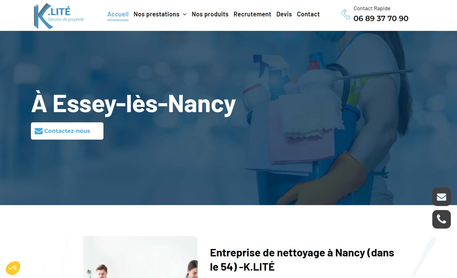 K.LITÉ - Entreprise de nettoyage à Nancy