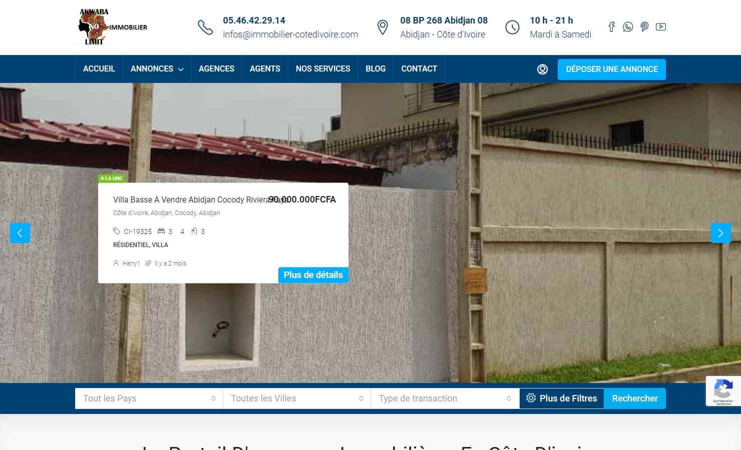 Immobilier Côte d'ivoire