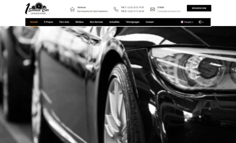 1 Service Cars - Location voiture Casablanca