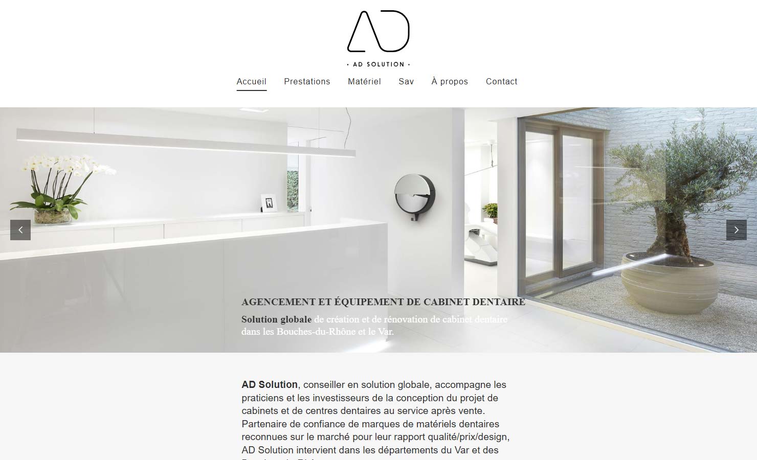 AD Solution - Création et équipement pour cabinet dentaire à Marseille