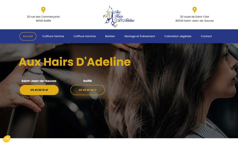 Aux Hairs D'Adeline - Coiffeurs pour mariage à Saint-Jean-de-Sauves