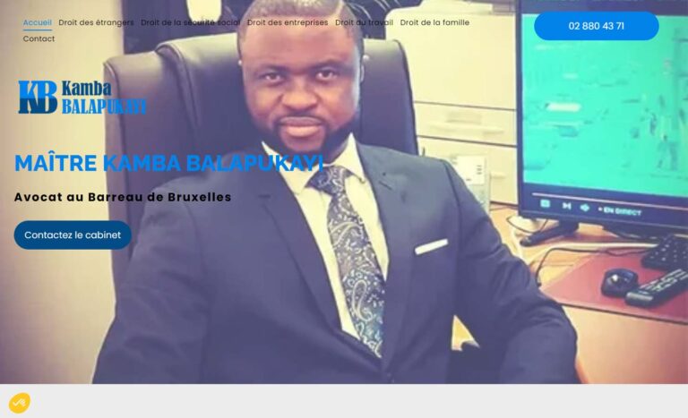Kamba Balapukayi - Avocat en droit du travail à Bruxelles