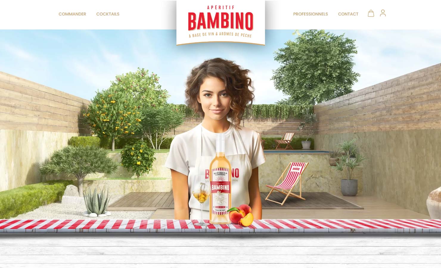 BAMBINO - Apéritif à la pêche & vin moelleux