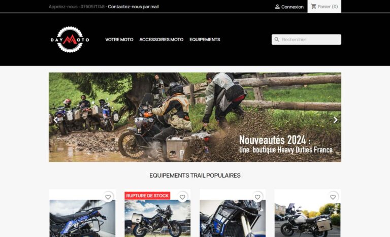 Daymoto - Crash bar et valise trail